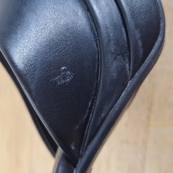 Wild Fable Black Square Toe Platform Block Heels Pumps Ankle Strap Size 8.5 - Picture 8 of 13